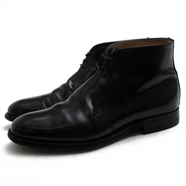 ○アルフレッドサージェント Alfred Sargent 牛革 カーフ チャッカブーツ RYE CHUKKA BOOT ロングノーズ プレーントゥ グッドイヤ  中古