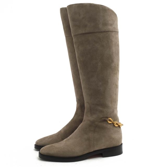 ○ジミーチュウ Jimmy Choo ロングブーツ Nell Knee Boot Flat