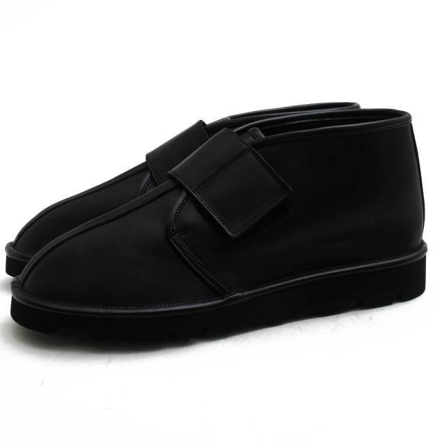 ○マルボー Marbot 牛革 コンフォートシューズ チャッカブーツ BELT SHOES LEATHER ベルトシューズ ミリタリー Vibramソール メン 中古