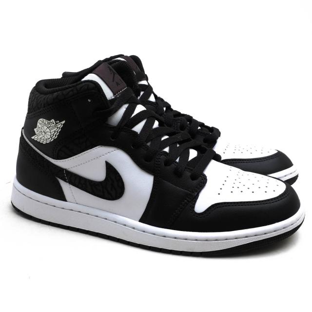 ○ナイキ NIKE ハイカットスニーカー FB9911-001 Air Jordan 1 Mid SE Panda Elephant エアジョーダン１ ミッド メンズ 【中古】 中古_1