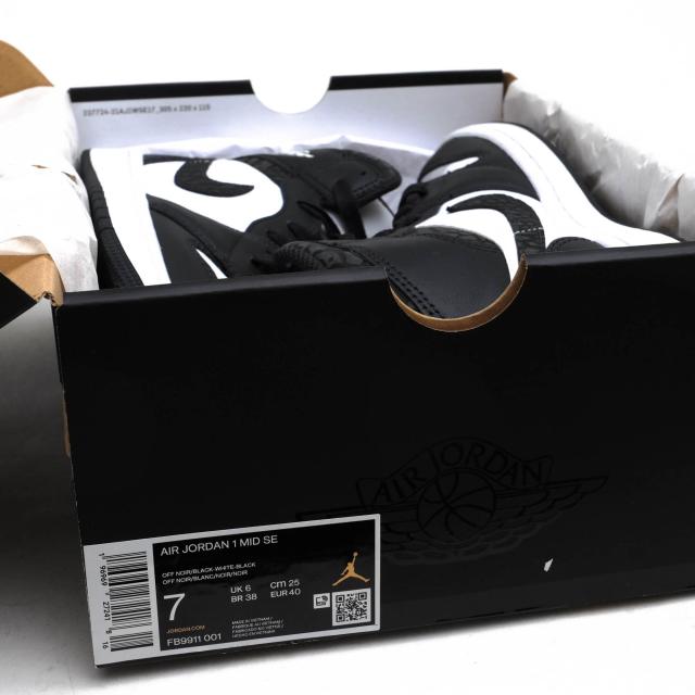 ○ナイキ NIKE ハイカットスニーカー FB9911-001 Air Jordan 1 Mid SE Panda Elephant エアジョーダン１ ミッド メンズ 【中古】 中古_8