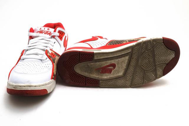 ○ナイキ NIKE ステューシー STUSSY ローカットスニーカー FD6475-101 Air Flight 89 Habanero Red エアフライト メンズ 【中古】 中古_6