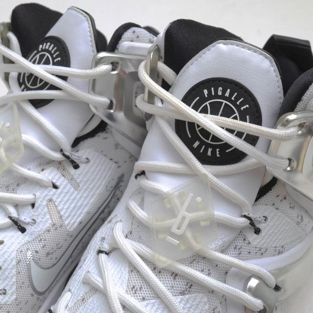 ○ナイキ NIKE Pigalle ピガール ハイカットスニーカー 806951-100 LeBron 12 Elite SP White/Pure Platinum レブロン フライニッ 中古_4