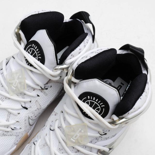 ○ナイキ NIKE Pigalle ピガール ハイカットスニーカー 806951-100 LeBron 12 Elite SP White/Pure Platinum レブロン フライニッ 中古_5