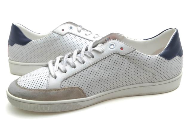 ○サンローラン YVES SAINT LAURENT 牛革 カーフ ローカットスニーカー 586617 1JZ20 9960 Court Classic Sl/10 Low-top Sneakers 中古_2