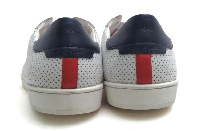 ○サンローラン YVES SAINT LAURENT 牛革 カーフ ローカットスニーカー 586617 1JZ20 9960 Court Classic Sl/10 Low-top Sneakers 中古_3