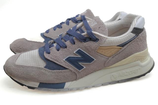 ○ニューバランス NEW BALANCE 牛革 ローカットスニーカー U998TA Grey Day メンズ 【中古】 中古