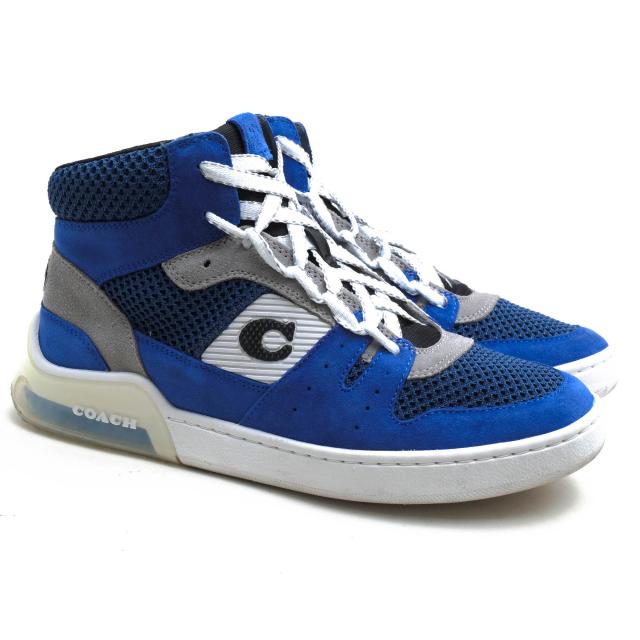 ○コーチ COACH 牛革 ハイカットスニーカー C7087 Citysole High Top Sneaker メンズ 【中古】 中古