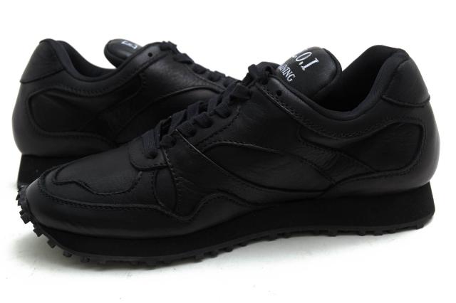 ○ミスターオリーブ MR.OLIVE 牛革 ローカットスニーカー ME1001 E.O.I WATER PROOF LEATHER ALL SHIRINK BRITISH TRAINER SNEAKER 中古_2