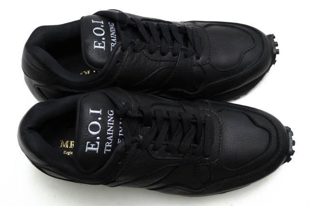 ○ミスターオリーブ MR.OLIVE 牛革 ローカットスニーカー ME1001 E.O.I WATER PROOF LEATHER ALL SHIRINK BRITISH TRAINER SNEAKER 中古_4