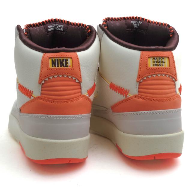 ○ナイキ NIKE MAISON CHATEAU ROUGE メゾン シャトー ルージュ ハイカットスニーカー DO5254-180 Air Jordan 2 High United Youth 中古