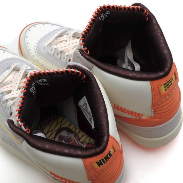 ○ナイキ NIKE MAISON CHATEAU ROUGE メゾン シャトー ルージュ ハイカットスニーカー DO5254-180 Air Jordan 2 High United Youth 中古