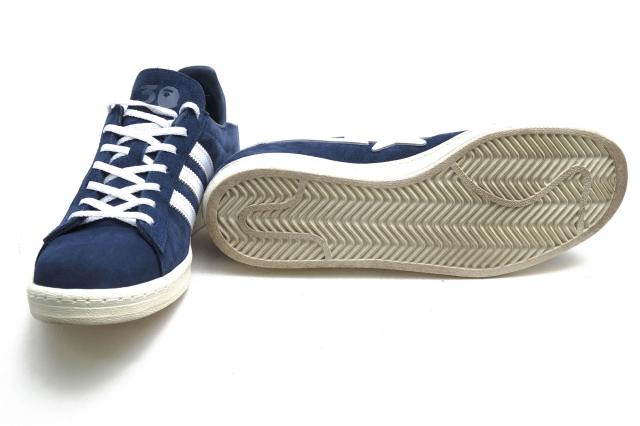 ○アディダス adidas A BATHING APE Originals ローカットスニーカー ID4770 Campus 80s College Navy スリーストライプス メンズ 中古_6