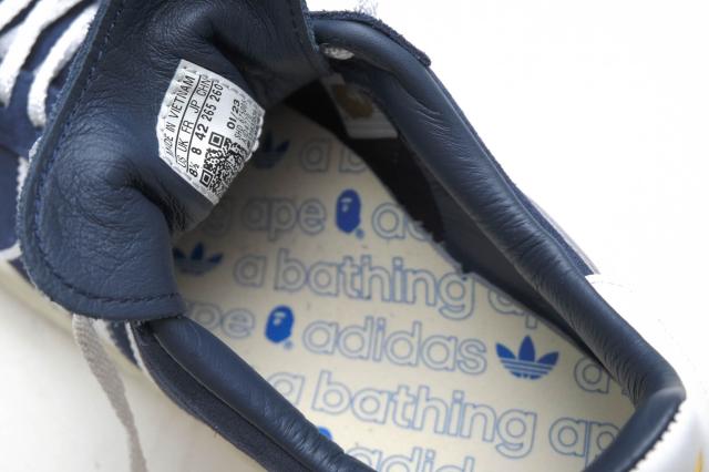 ○アディダス adidas A BATHING APE Originals ローカットスニーカー ID4770 Campus 80s College Navy スリーストライプス メンズ 中古_7