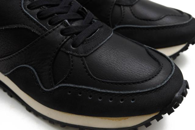 ○ミスターオリーブ MR.OLIVE WPシュリンクレザー 牛革 ヌバック ローカットスニーカー ME1002 COMBI BRITISH TRAINER SNEAKERS WA 中古