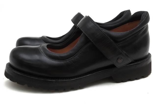 ○ブッテロ BUTTERO heelandtoe別注モデル INCASカーフ 牛革 カジュアルシューズ B6271 クッション付きワンストラップ Vibramソー  中古