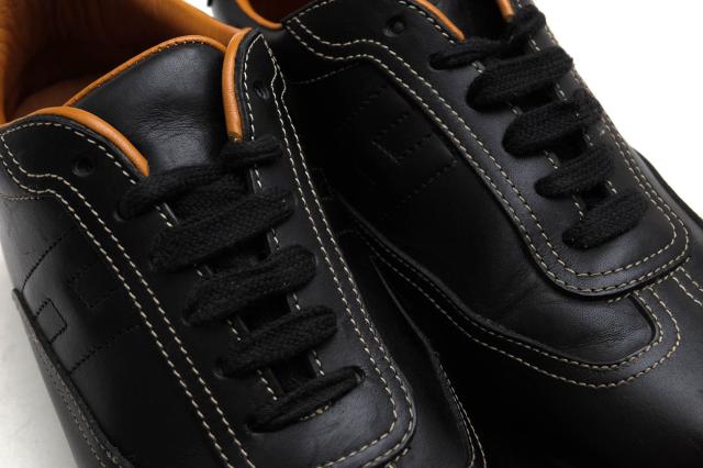 ○エルメス HERMES 牛革 カーフ ローカットスニーカー Quick クイック Hロゴ 定番 レディース 【中古】 中古_5