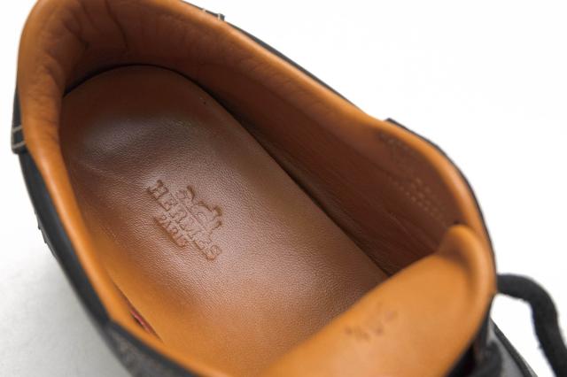 ○エルメス HERMES 牛革 カーフ ローカットスニーカー Quick クイック Hロゴ 定番 レディース 【中古】 中古_7