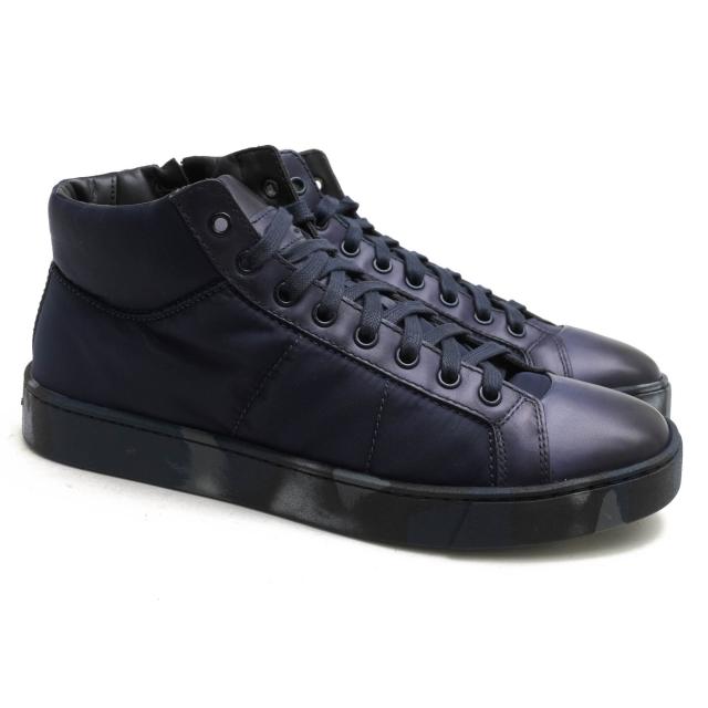○サントーニ Santoni ハイカットスニーカー MBGU20508CABRRPPU60 迷彩・カモフラージュ柄 メンズ 【中古】 中古_1