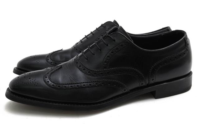 ○リーガル REGAL 牛革 ビジネスシューズ 07JR メダリオン ウイングチップ グッドイヤーウェルト製法 メンズ 【中古】 中古