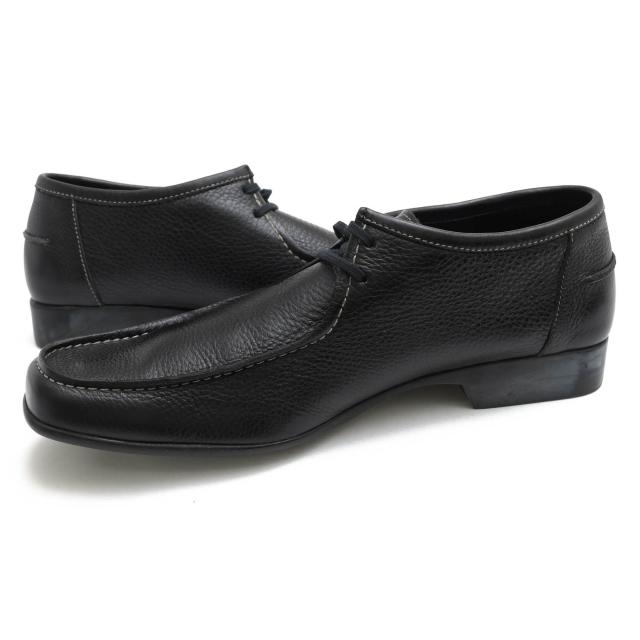 ○ジェイエムウエストン J.M.WESTON 牛革 カーフ ビジネスシューズ 640 demi bottillon sur semelle souple en gomme モックトゥ   中古