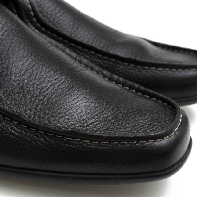 ○ジェイエムウエストン J.M.WESTON 牛革 カーフ ビジネスシューズ 640 demi bottillon sur semelle souple en gomme モックトゥ   中古