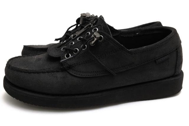 ○セバゴ SEBAGO エンジニアド ガーメンツ ENGINEERED GARMENTS 牛革 デッキシューズ 77113EW ZIPPERDECK ワックススエード モック 中古