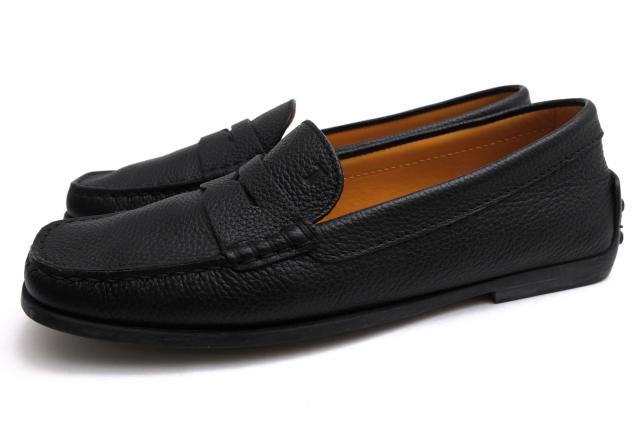 ○トッズ TOD'S 牛革 ドライビングシューズ XXW42K000105J1B999 Gommino Driving Shoes in Leather ゴンミーニ コインローファー型 中古