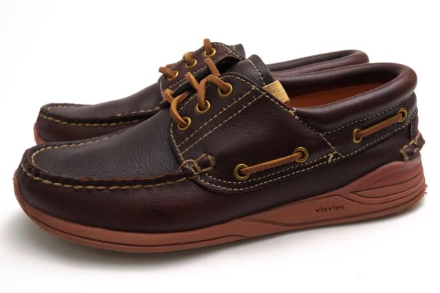 ○ビズビム VISVIM 天然皮革 デッキシューズ 0114202002001 AMERICANA DECK-FOLK モカシン メンズ 【中古】 中古