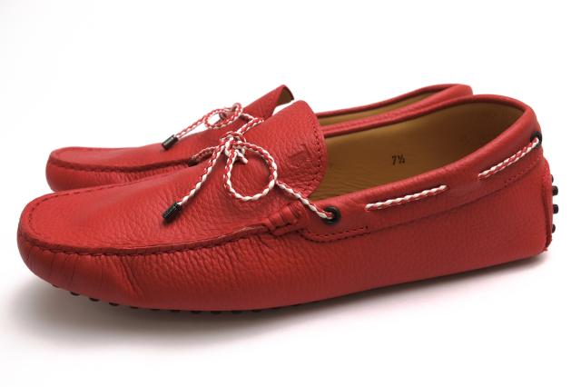 ○トッズ TOD'S カーフレザー 牛革 ドライビングシューズ XXM0GW05473EK09997 NEW GOMMINI 122 MY COLORS TIE ゴンミーニ タッセル 中古