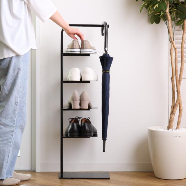 シューズラック Stack rack 5段 （ シューズ ラック 靴収納 玄関収納