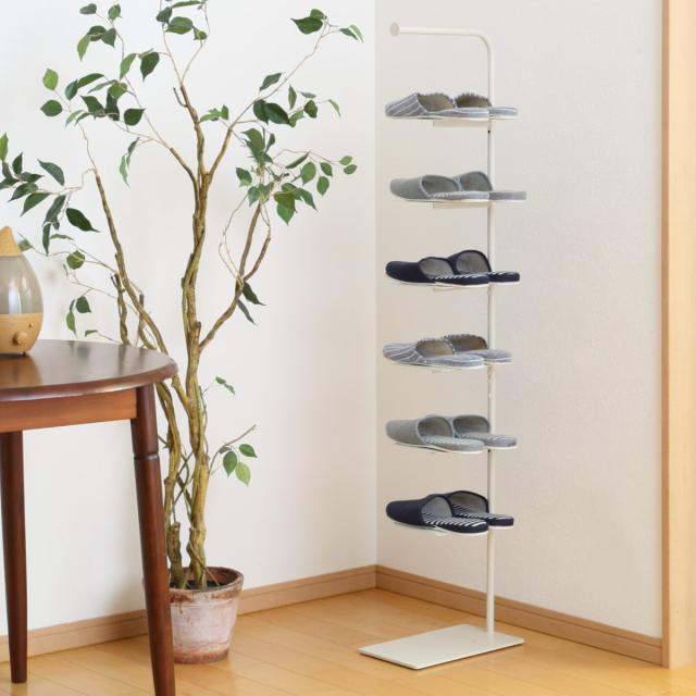 シューズラック Stack rack 7段 （ シューズ ラック 靴収納 玄関収納 スリム 下駄箱 スニーカー ディスプレイ スリッパラック スチール製 省スペース ）_15