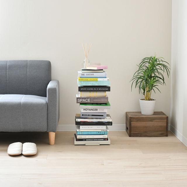 ブックタワー ロータイプ 5段 高さ67.5cm 日本製 Tsum Dockブック