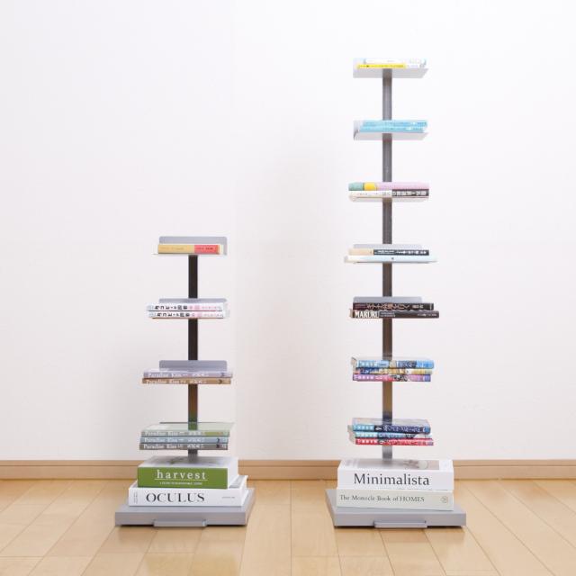Tsum Dock ブックタワー 8段 シルバー ハイタイプ 足立製作所 Tsum Dock ブックタワー 8段 シルバー ハイタイプ 足立製作所 棚