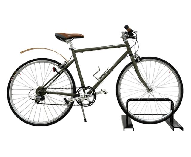 自転車ラック 2台用 シンプル （ 自転車用 収納 ラック 自転車スタンド 日本製 メンテナンススタンド 省スペース 自転車立て 転倒防止 ）_4