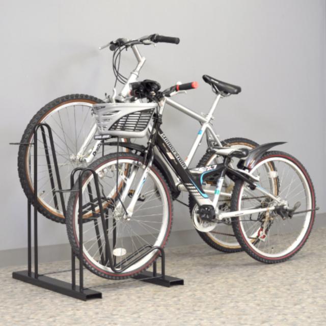 自転車ラック 1台用 スタンド不要 （ 自転車用 収納 ラック 自転車スタンド 日本製 メンテナンススタンド 省スペース 自転車立て 転倒防止 ）_2