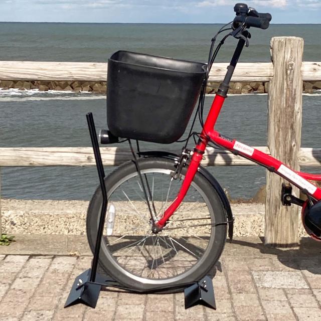電動自転車スタンド 1台用 20〜26インチ タイヤ幅6cm 自転車ラック （ 自転車スタンド 電動自転車対応 サイクルスタンド 1台 電動アシスト 収納 ラック 転倒防止 屋内 屋外 20〜26インチ対応 ）_10