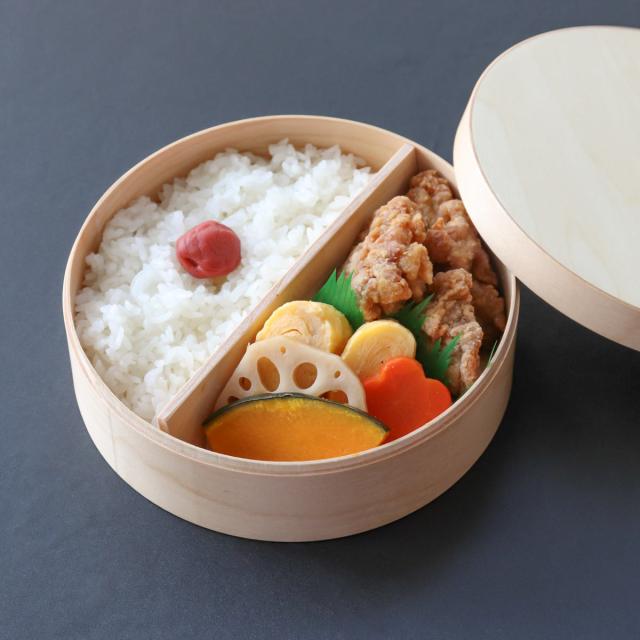 わっぱ弁当 700ml 電子レンジ 食洗機 対応 ナノコート （ 弁当箱 わっぱ弁当箱 ランチボックス レンジ対応 食洗機対応 日本製 天然木 レンジOK 食洗機OK 曲げわっぱ お弁当 弁当 一段 仕切り付き ランチバンド付き 大人 ）_17