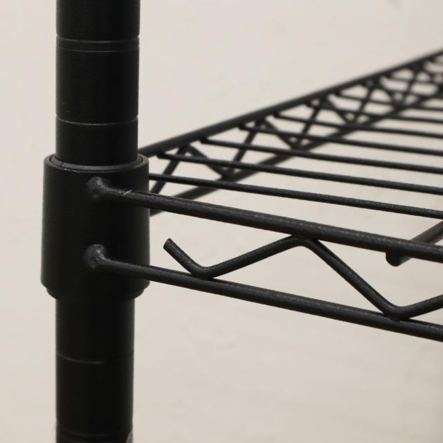 スチールラック 5段 ヴィンテージ調 NERO 幅90cm （ ラック 収納