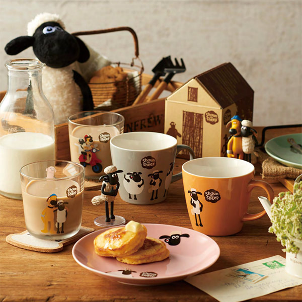 プレート 17cm ショーントーク ひつじのショーン 洋食器 磁器 日本製