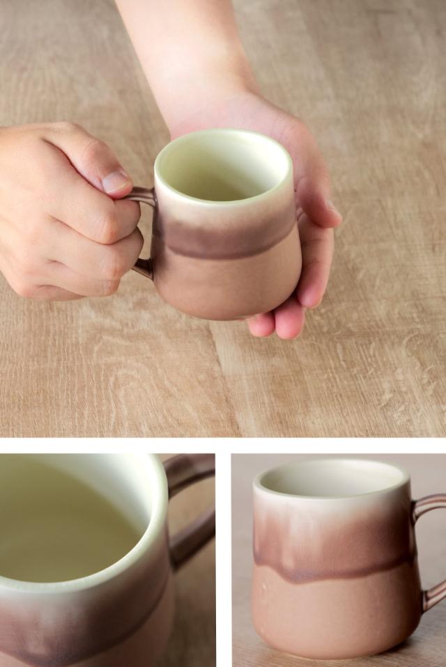 高級陶器マグカップ（使用済み） 楽天市場】マグカップ 280ml トキメキ色 陶器 美濃焼 （ 食洗機