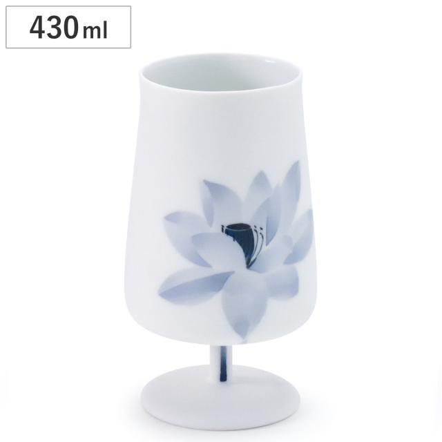 コップ FLOW ハス ツボミグラスロウ （ 酒器 酒 お酒 コップ グラス タンブラー 430ml 食洗機対応 磁器 瀬戸焼 日本製 和風 和食器 シンプル モダン 軽い ） 10,439円