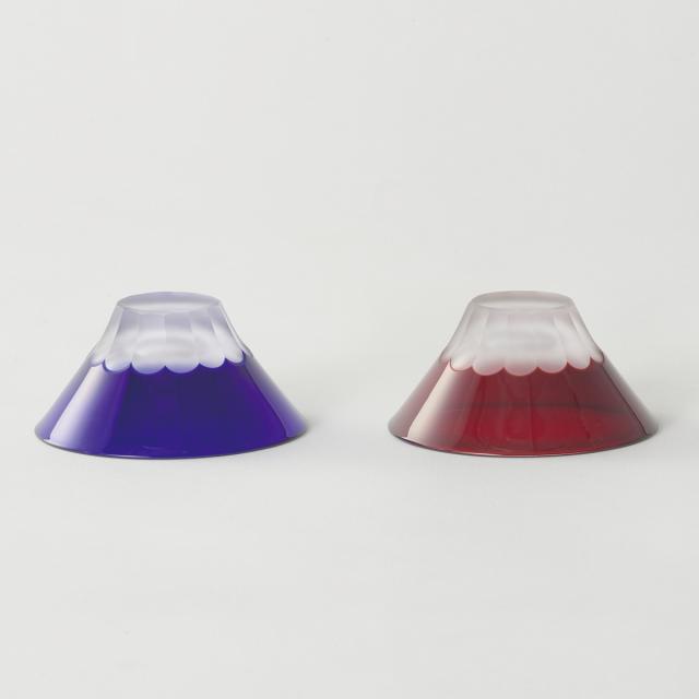 杯 富士江戸切子 （ 60ml ガラス 江戸切子 お猪口 おちょこ 御猪口 ぐい呑み 酒器 酒 日本酒 日本製 富士山モチーフ 伝統工芸 おしゃれ 上品 高級感 和モダン 縁起物 ）