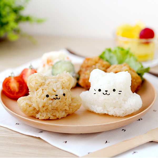 おにぎり型 海苔抜き型 ぴょこっとおにぎり くまにゃん セット キャラ弁 お弁当グッズ デコ弁 立体型 立体 海苔パンチ のりパンチ 海の通販はau Pay マーケット お弁当グッズのカラフルbox