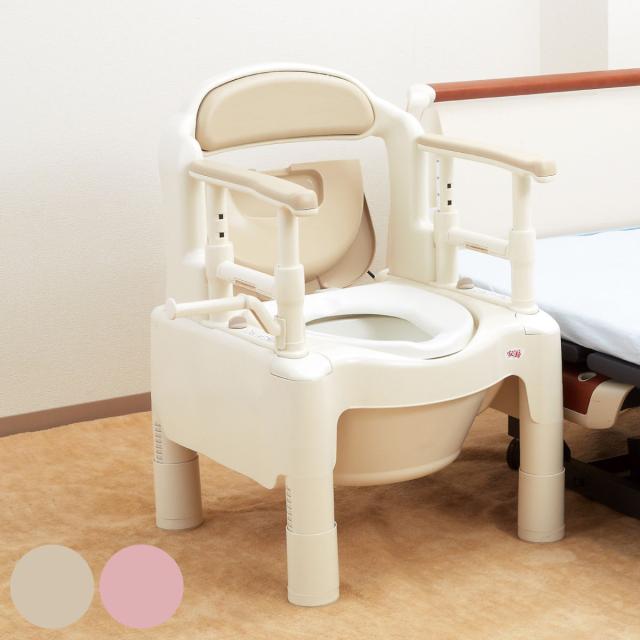 ポータブルトイレ 標準便座 ノーマルタイプ 介護用 ちびくまくんシリーズ 日本製 （ トイレ 介護 ポータブル 腰掛便座 洋式 樹脂製 洋式トイレ 立ち上がりやすい 高さ調節 トイレ介助 介護用品 ）の通販は