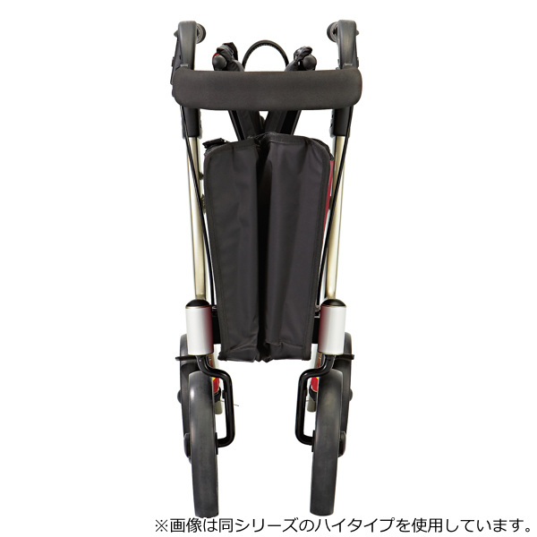 歩行車 リトルターン トールタイプ コンパクト 折りたたみ 高さ調整 （ 高さ7段階 バッグ付き 大容量バッグ 収納 駐車ロック 安寿 アロン化成 安心 安定 福祉 介護 歩行訓練 転倒予防 疲労軽減 歩行サポート 歩行補助 外出 ）_13