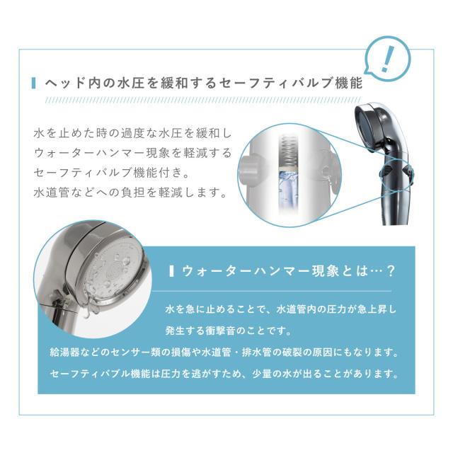 シャワーヘッド 節水 ホースセット シルクタッチシャワー プレミアム