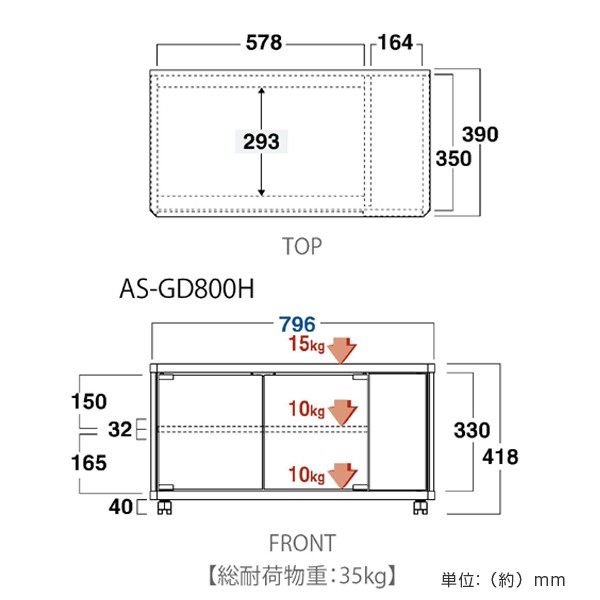 テレビ台 AVラック ハイタイプ キャスター付 32V型対応 GD 約幅80cm （ テレビボード ローボード 収納 ブラック 黒 木目 木製 テレビ TV台 TVボード 一人暮らし 小さめ シンプル TV テレビ台 ロータイプ）の通販は