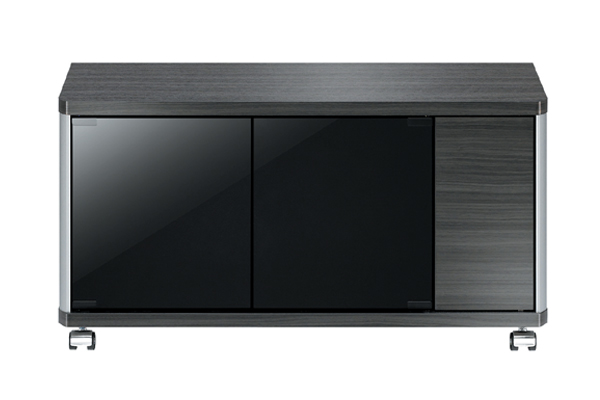 テレビ台 AVラック ハイタイプ キャスター付 32V型対応 GD 約幅80cm （ テレビボード ローボード 収納 ブラック 黒 木目 木製 テレビ TV台 TVボード 一人暮らし 小さめ シンプル TV テレビ台 ロータイプ）の通販は