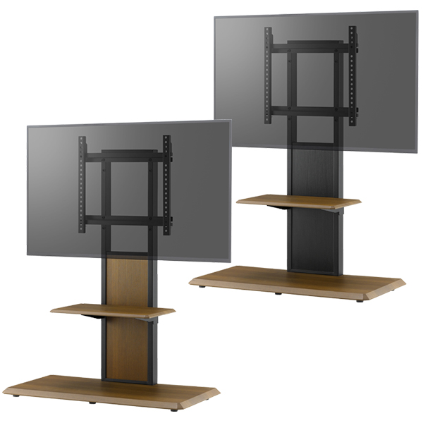 テレビ台 壁寄せ 壁面 テレビスタンド 65V型対応 ベース幅85cm （ TV台 TVボード ＴＶスタンド 壁よせ 壁 ＴＶラック テレビボード 配線収納 棚付き シンプル おしゃれ オシャレ ベージュ ブラック 茶 黒 家具 木目 ）_5